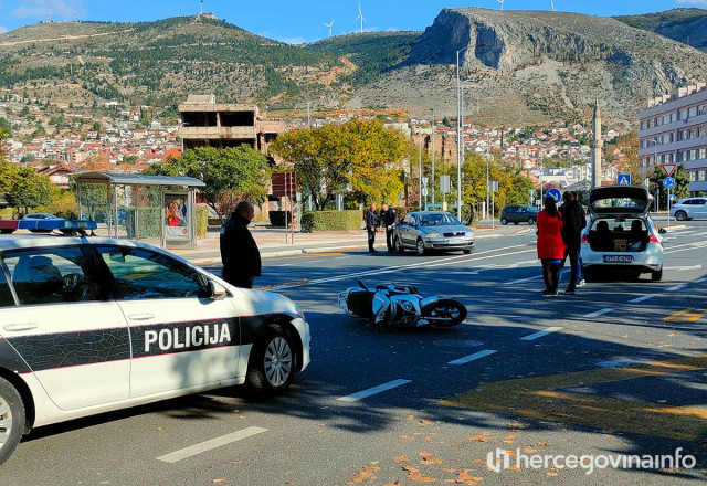 Auto I Motor Novi Sudar U Sredi Tu Mostara Jedna Osoba Ozlije Ena