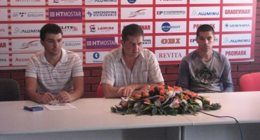 Trener Jović i igrač Igor Žuržinov na presici