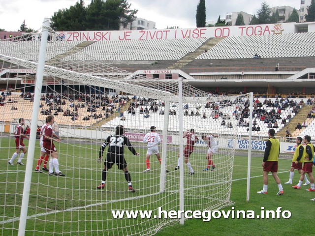 Kup: HŠK Zrinjski - FK Sarajaveo 0:0