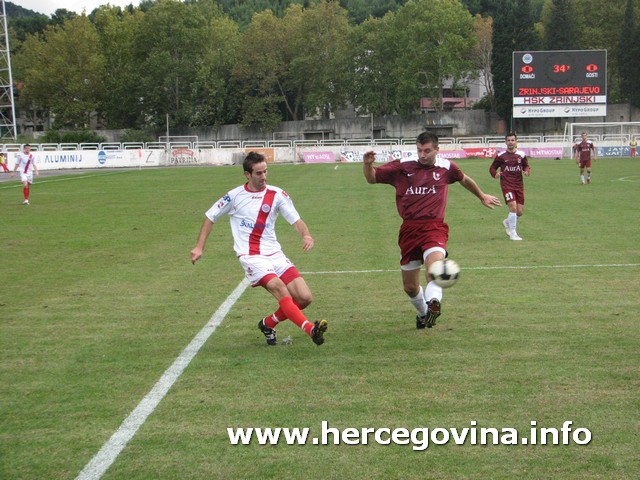 Kup: HŠK Zrinjski - FK Sarajaveo 0:0