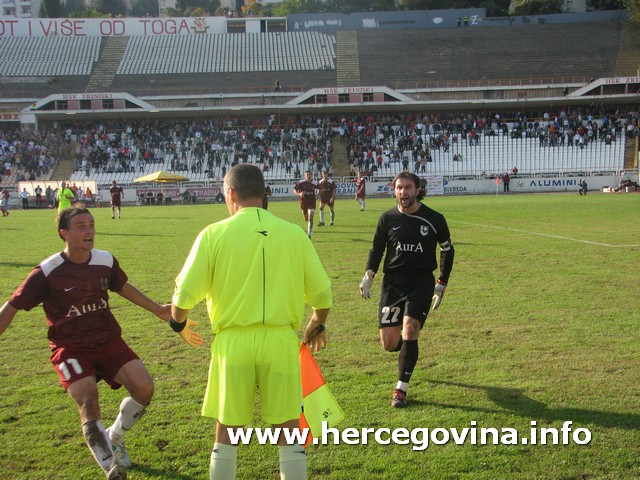 Prvenstvo: HŠK Zrinjski - FK Sarajaveo 1:1