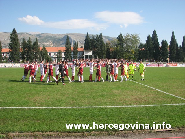 Prvenstvo: HŠK Zrinjski - FK Sarajaveo 1:1