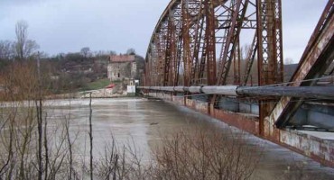 Most prema Gabela polju (Rijeka Neretva)