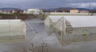 Poplavljeni plastenici prema Čapljini