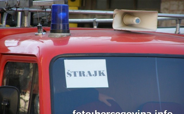 vatrogasci, štrajk