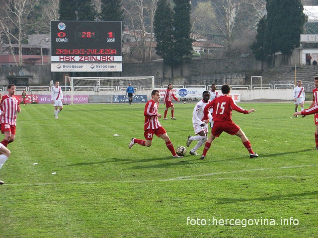HŠK Zrinjski - NK Zvijezda 0:1
