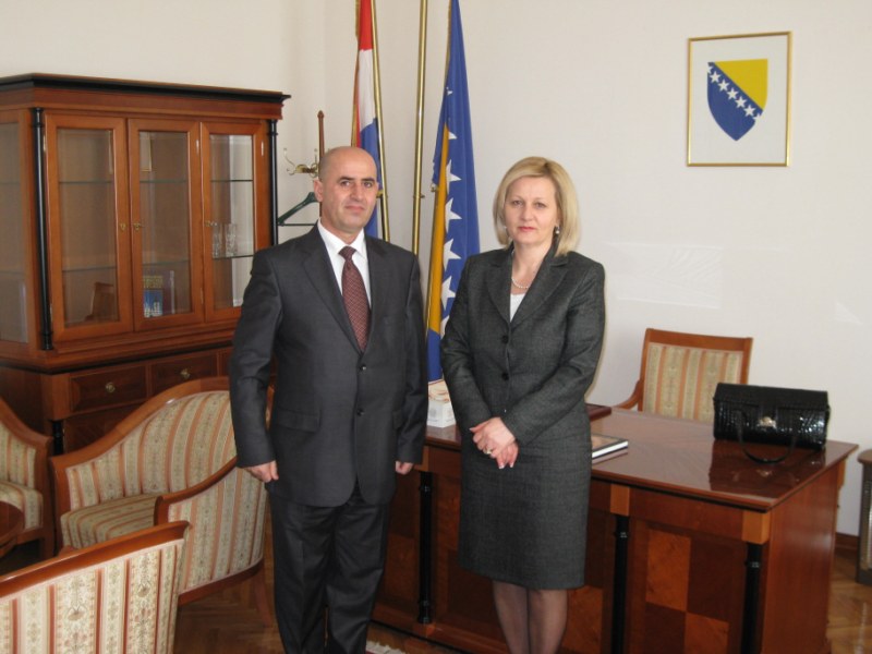 Predsjednica FBiH Borjana Krišto primila makedonskog veleposlanika