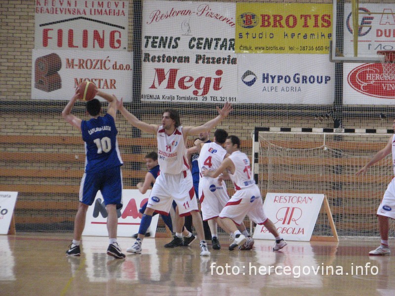 HKK Zrinjski HT Mostar-HKK Čapljina Lasta 92:93
