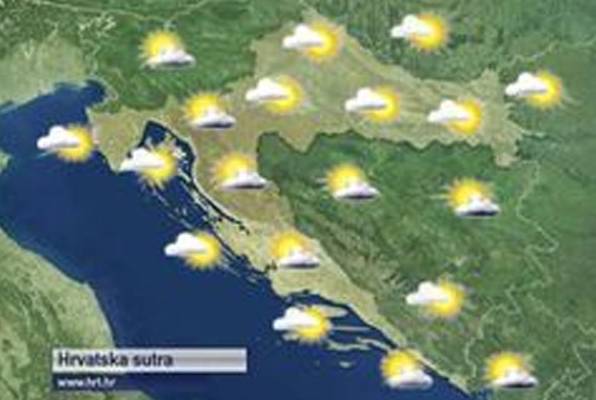 U Dnevniku HRT-a pustili staru vremensku prognozu