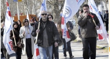 Unija nezavisnih sindikata HNŽ-a, štrajk