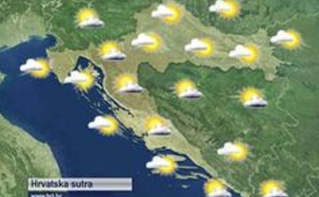 U Dnevniku HRT-a pustili staru vremensku prognozu