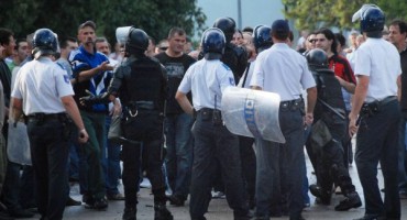 navijački neredi, policija