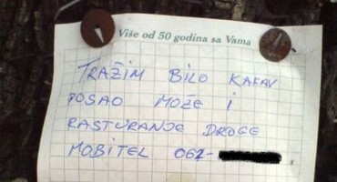 Vapaj očajnika u BiH: Tražim bilo kakav posao, može i rasturanje droge