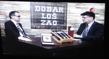 Dževad Galijašević gost emsije Dobar loš Zao urednika i voditelja Maria Vrankića