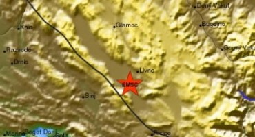 Livno jutros pogodio umjeren potres