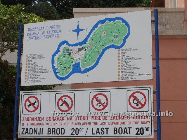Dubrovački akvatorij - otok Lokrum