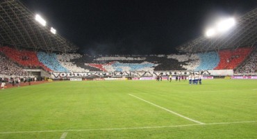 Hajdukov navijač pauku je sinoć ostavio urnebesnu poruku