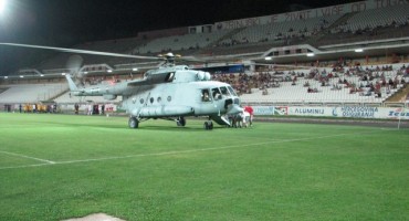 helikopter, stadion, zračna luka