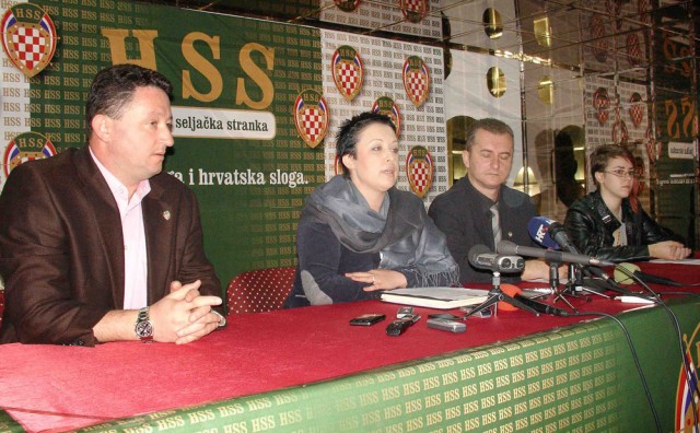 HSS-NHI, Ljiljana Lovrić, hss bih, Bakir Hadžiomerović, Ljiljana Lovrić, Hrvati u BIH, HSS-NHI