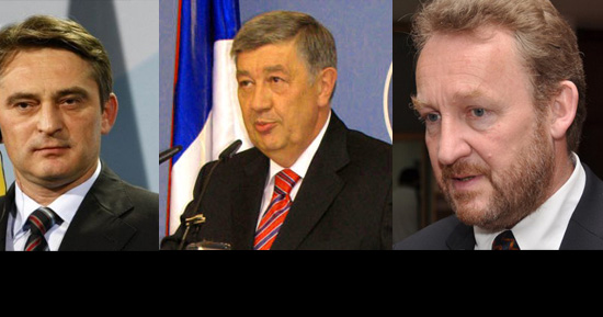 Željko Komšić, Nebojša Radmanović, Bakir Izetbegović