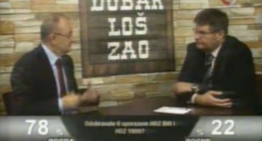 Božo Ljubić, Dobar loš zao emisija, Mario Vrankić, HDZ 1990