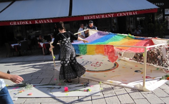 Pripreme za gay pride u Splitu