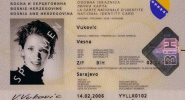 osobna iskaznica, BIH