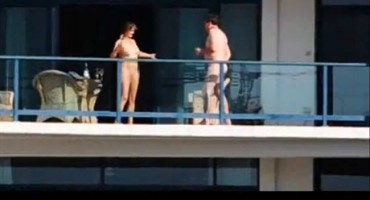 seks, balkon, zgrada