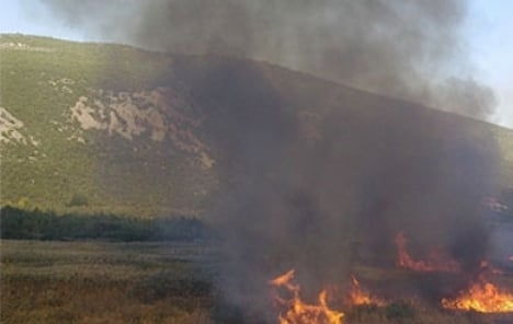 Hutovo blato, požar, Hutovo blato, droga, požar, MUP HBŽ, požar, požar, vatra, zabrana, Tomislavgrad, požar
