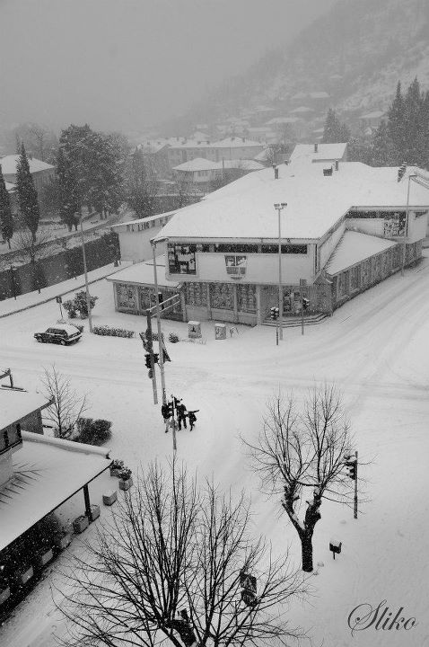 Snježna idila u Stocu