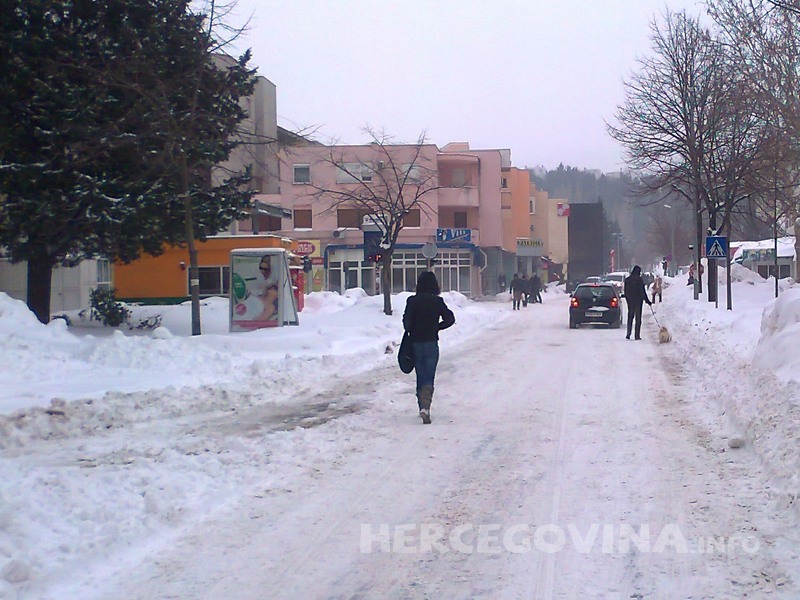 Sniježna nepogoda u Mostaru