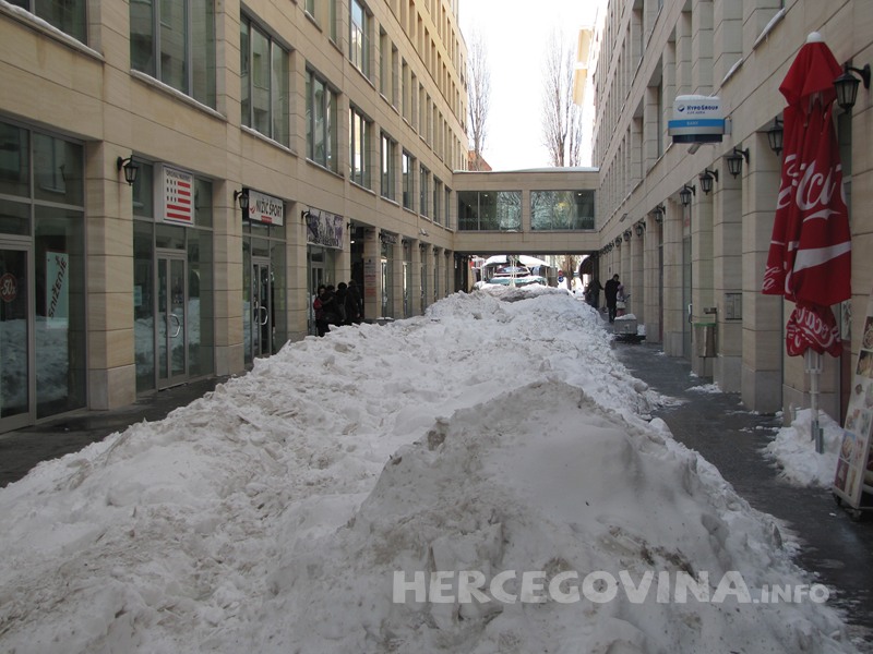 Sniježna nepogoda u Mostaru