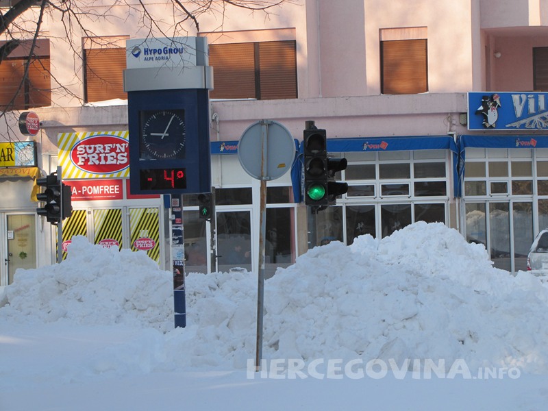 Sniježna nepogoda u Mostaru