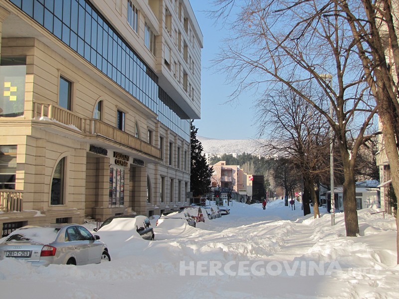Sniježna nepogoda u Mostaru