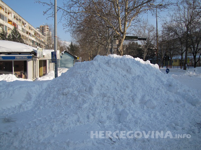 Sniježna nepogoda u Mostaru