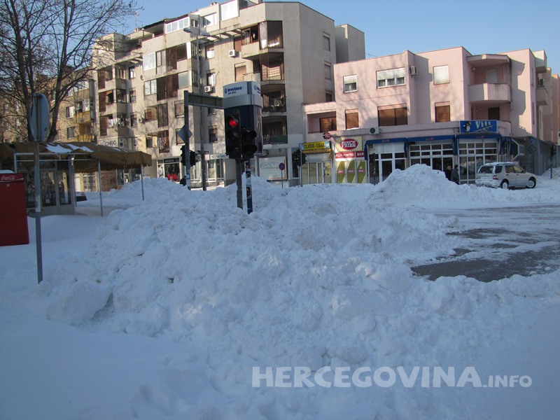 Sniježna nepogoda u Mostaru