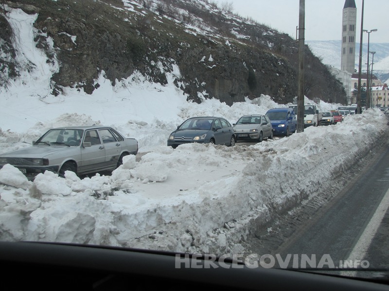 Sniježna nepogoda u Mostaru
