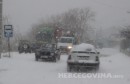 Mostar: Snijeg još pada, zimske službe "iznenadila" zima