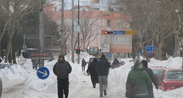 Mostar, snijeg, nevrijeme