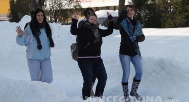 Mostar, sunce, snijeg, Mostar, snijeg, Elementarna nepogoda