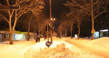 Noć u bijelom Mostaru