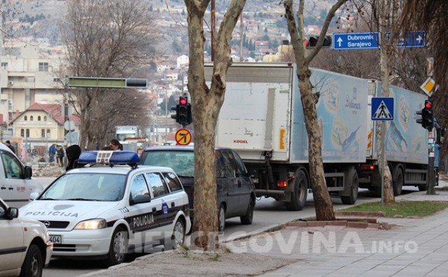Mostar, prometna nesreća, splitska ulica