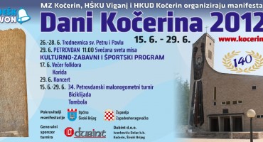 Najava tradicionalne manifestacije „Dani Kočerina 2012.“ 