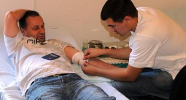 darivanje krvi, Aluminij Mostar