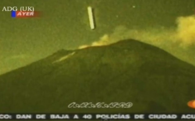 Meksičke televizije objavile snimku: NLO ulijeće u vulkan? 