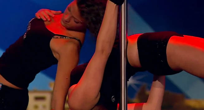 Šokantan ples studentica oko šipke u srpskom talent showu