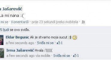 Glupost na facebooku : Djevojka se šprda sa smrću svoje bake