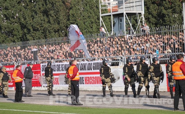 FK Velež, HŠK Zrinjski, policija, Stadion HŠK Zrinjski, FK Velež, Gradski derbi, Gradski derbi Zrinjski - Velež