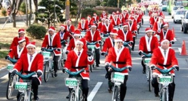 biciklijada, djed božićnjak