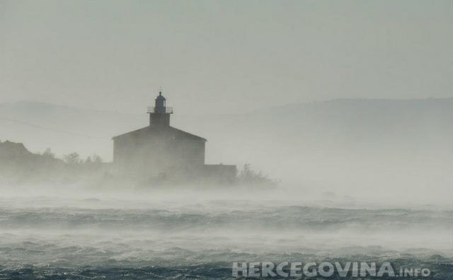 bura, orkanska bura , Dalmacija
